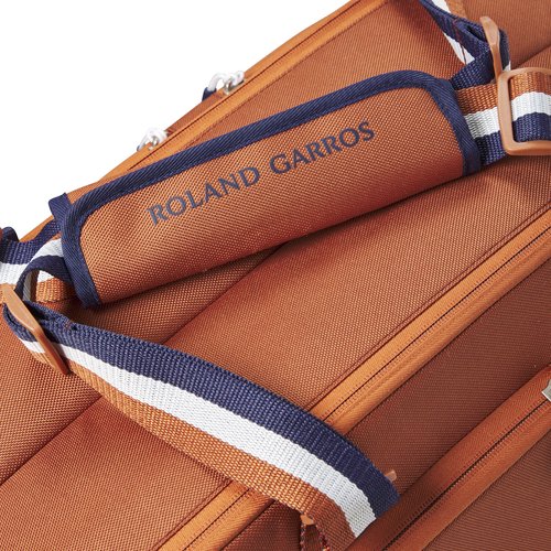 Wilson Roland Garros Team Tennis Racket Bag - Clay/Navy, Holds up to 6 Rackets