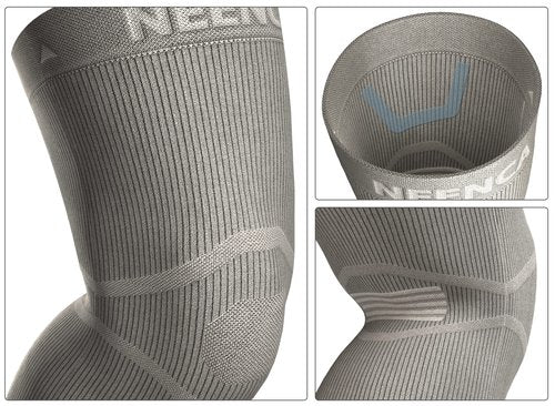 NEENCA Ultra-thin Knee Sleeve for Knee Pain, Lightest Knee Compression Sleeve with Graphene Ions Infused Fabric for Pain Relief, Swelling, Arthritis, Poor Circulation, Running, Sport