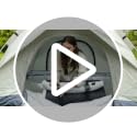 Small Portable Memory Foam Camping Mattress 72x24 Inch with Waterproof Non-Slip Bottom - Grey, Roll-Up Sleep Pad with Travel Bag - Cot Variation