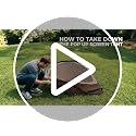 Pop Up House Room Tent Canopy Sun Shade Shelter 10x10 Ft Brown - Portable Outdoor Gazebo