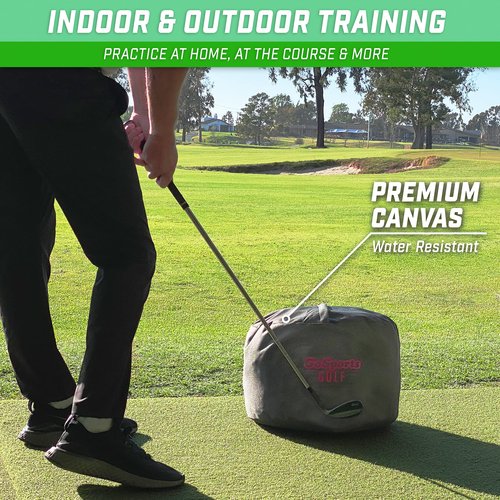 GoSports Golf Swing Bag, Impact Position Trainer - Master Proper Club and Hand Position at Impact, Great for All Skill Levels