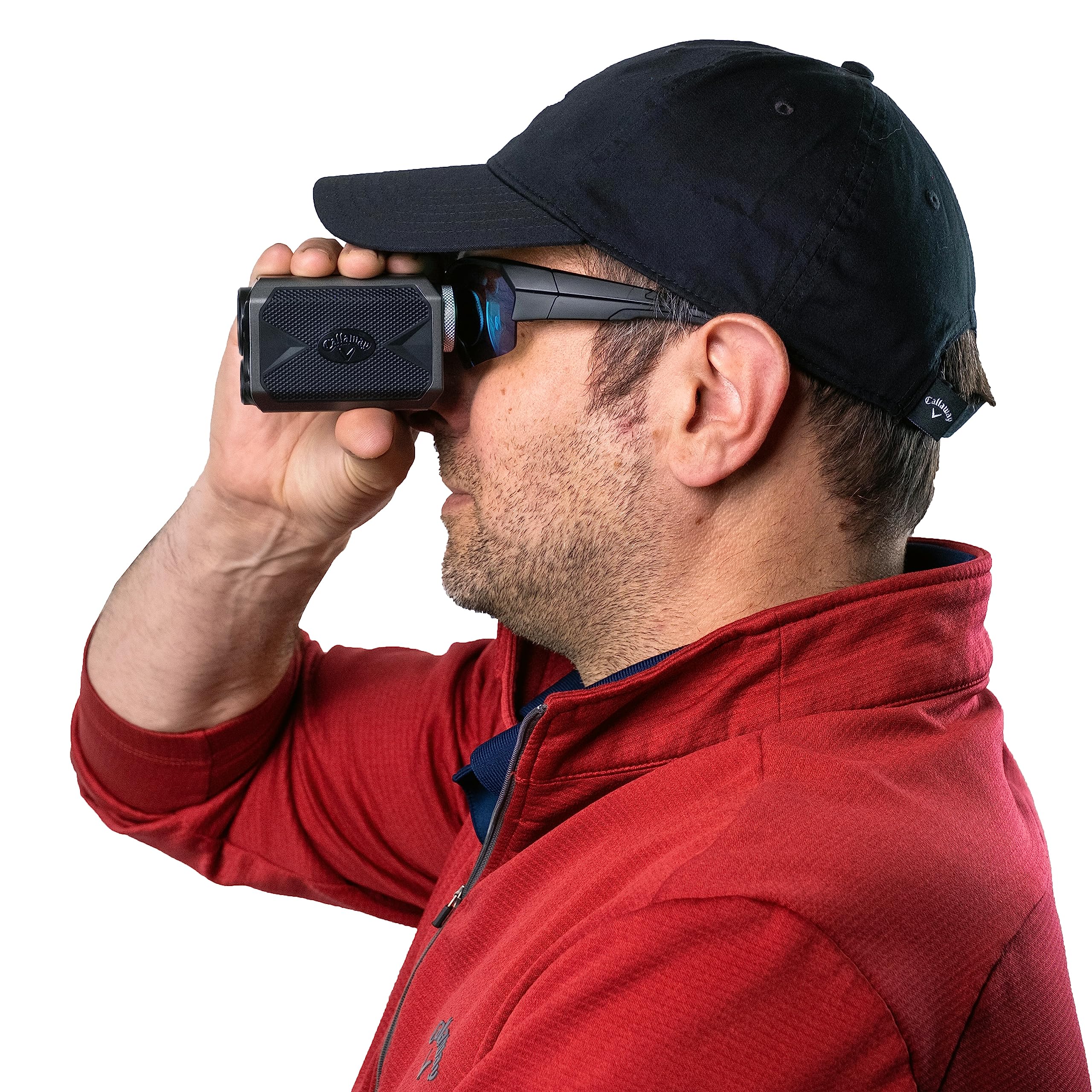 Callaway Micro Pro Golf Laser Rangefinder -Ultra Compact and Rechargeable with Magnetic Cart Mount, Standard, Gray