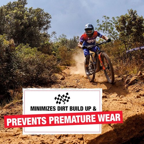 Finish Line E-Bike Chain Lube - Durable Lubrication with Rust Protection for High-Torque Riding