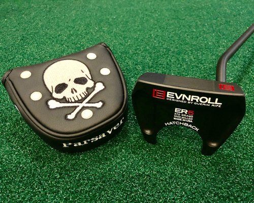 Skull Bones Mallet Putter Covers - Replacement Putter Headcover - Compatible with Odyssey 2-Ball - Scotty Cameron, Taylormade and Ping Putters (Skull&Bones)