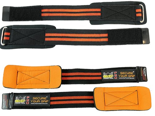 Grip Power Pads Wrist Support Straps Wraps with Neoprene Compression Wrist Brace Support Hand Bar Bodybuilding Training Workout