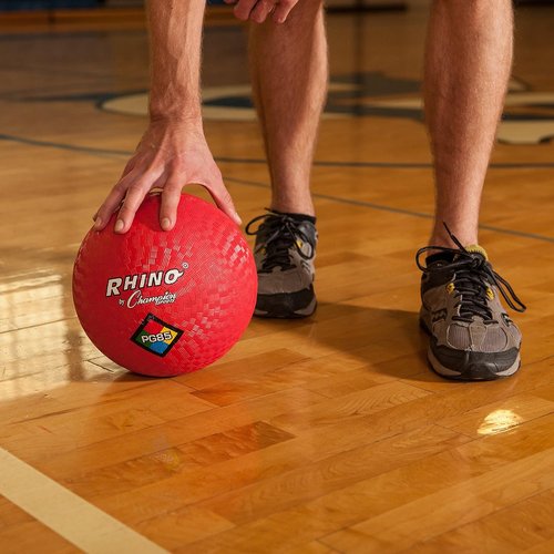 Champion Sports Rhino Playground Ball Set - Durable Two-Ply, Nylon Wound Balls | Set of 6 Colors, 8.5"D