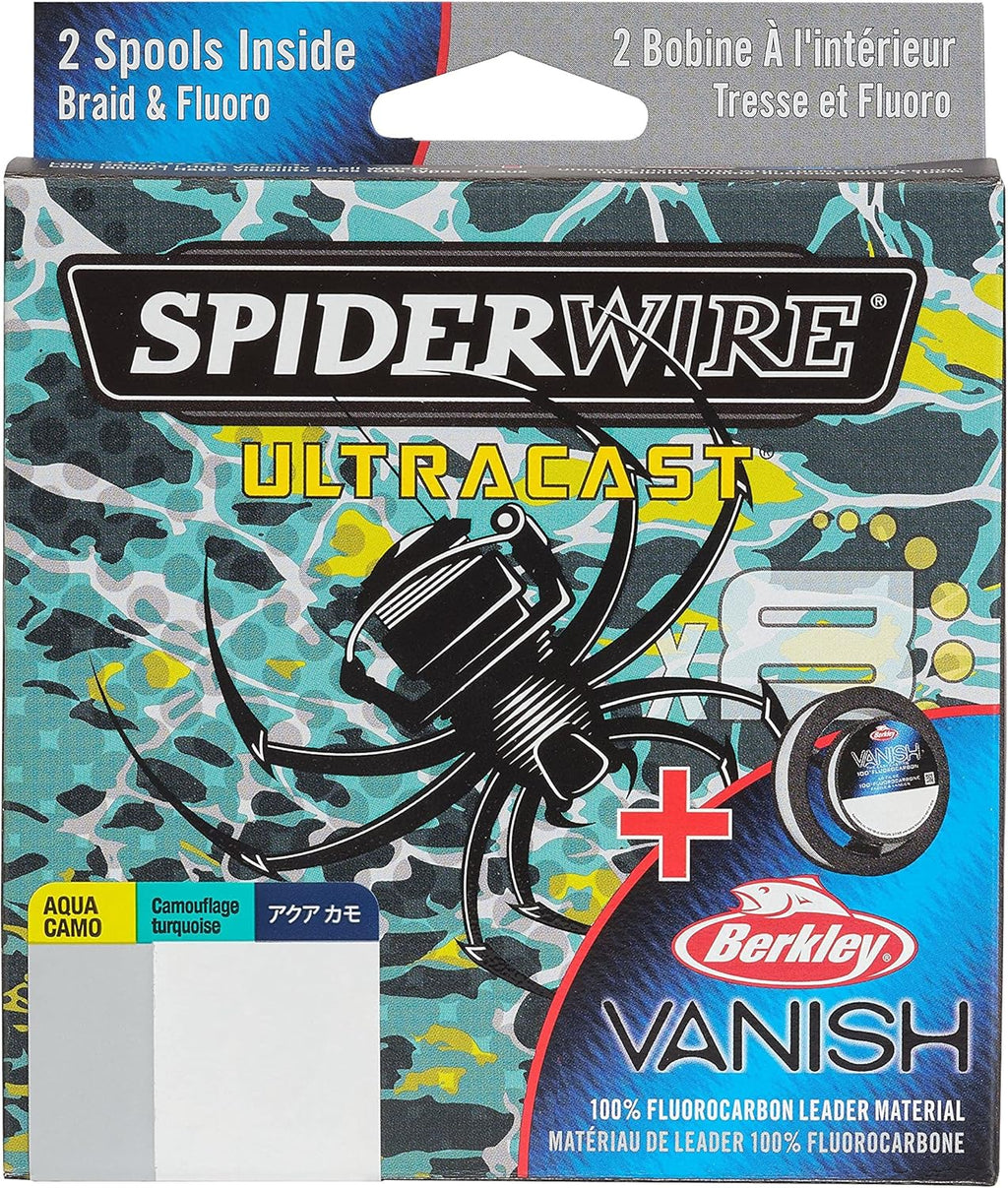 SpiderWire UltraCast Braided Fishing Line - High Strength & Sensitivity | 150 Yards, Green