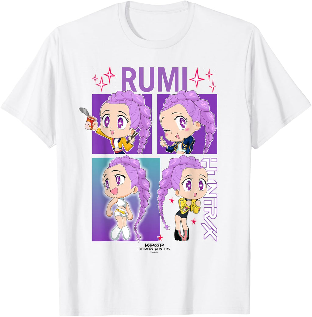 Rumi | Kpop Demon Hunters Officially Licensed T-Shirt - Stylish Graphic Tee for Fans
