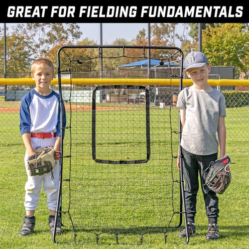GoSports Pitching & Fielding Rebounder | Durable Pitch Back Net - Multiple Sizes Available