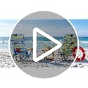 Thallike Blue Backpack Beach Chair with Wide Seat & High Back, 5-Position Recline, Supports 400 lbs, Portable with Cup Holder & Cooler Bag