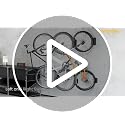monTEK 4 Pack Swivel Bike Wall Mount Hangers for Garage, Space Saver, Heavy-Duty Steel