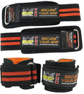 Grip Power Pads Wrist Support Straps Wraps with Neoprene Compression Wrist Brace Support Hand Bar Bodybuilding Training Workout