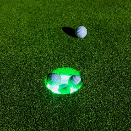 GoSports Light Up Golf Hole Lights 3 Pack - Great for Low Light Golf Play, Putting Practice, Chipping Practice and More