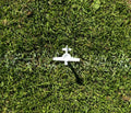 De-PAR-Tee’s Pilot Golf Tees – 3-1/8” Premium White Tees with Airplane Design (5 Pack)