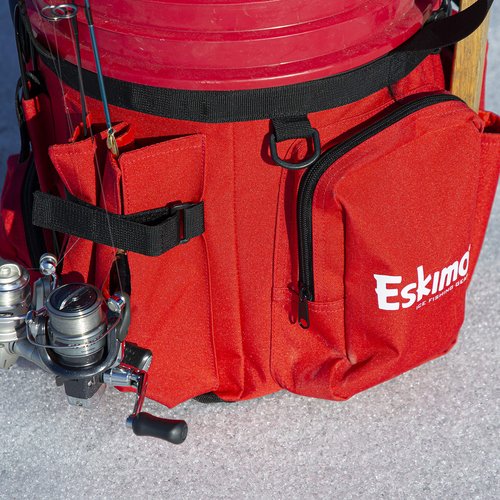 Eskimo 33540 Bucket Caddy,Black/Red