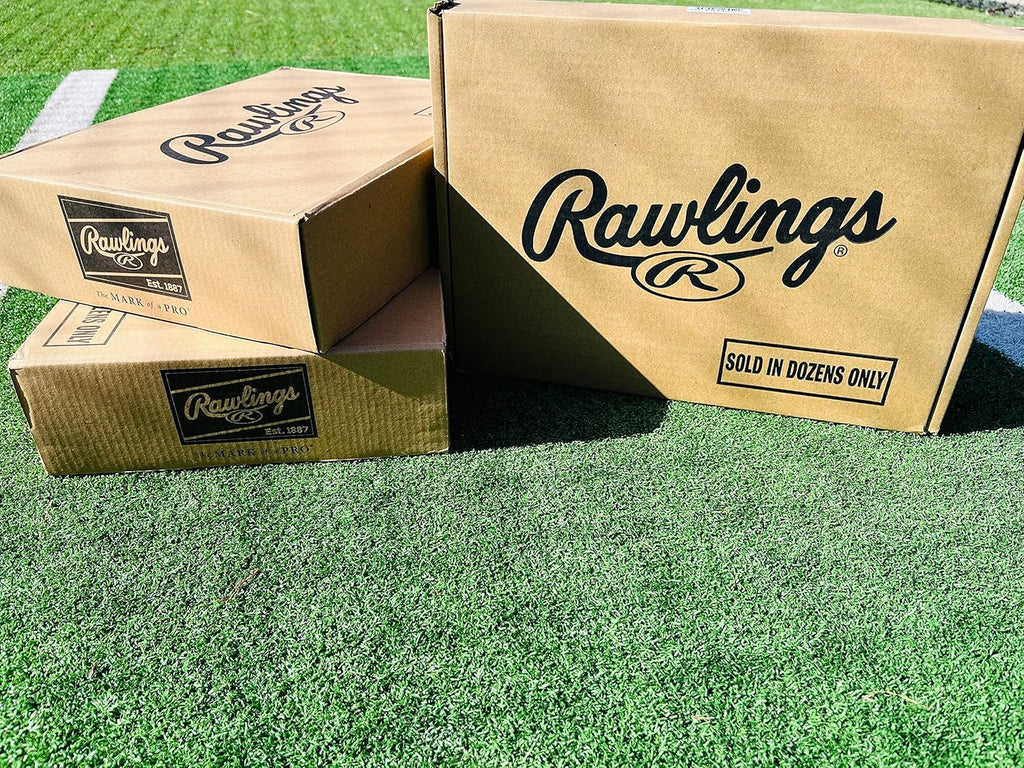 Rawlings Official T-Balls - Youth 6U | 12 Count | Sponge Rubber Core for Indoor/Outdoor Play