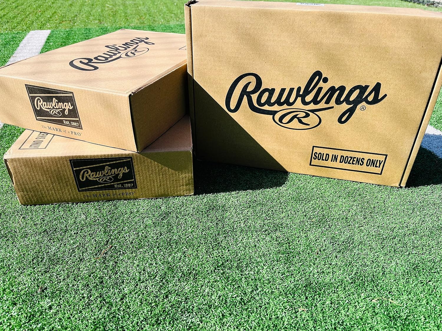 Rawlings Official League Practice Baseballs - Optic Yellow | Available in Multiple Counts