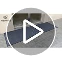 Large Indoor Outdoor Rubber Back Floor Mat 3x10 ft Heavy Duty Runner Rug