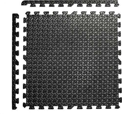 CAP Puzzle Exercise Mats - 1/2” Thick EVA Interlocking Foam Tiles for Home Gym | Multiple Colors Available
