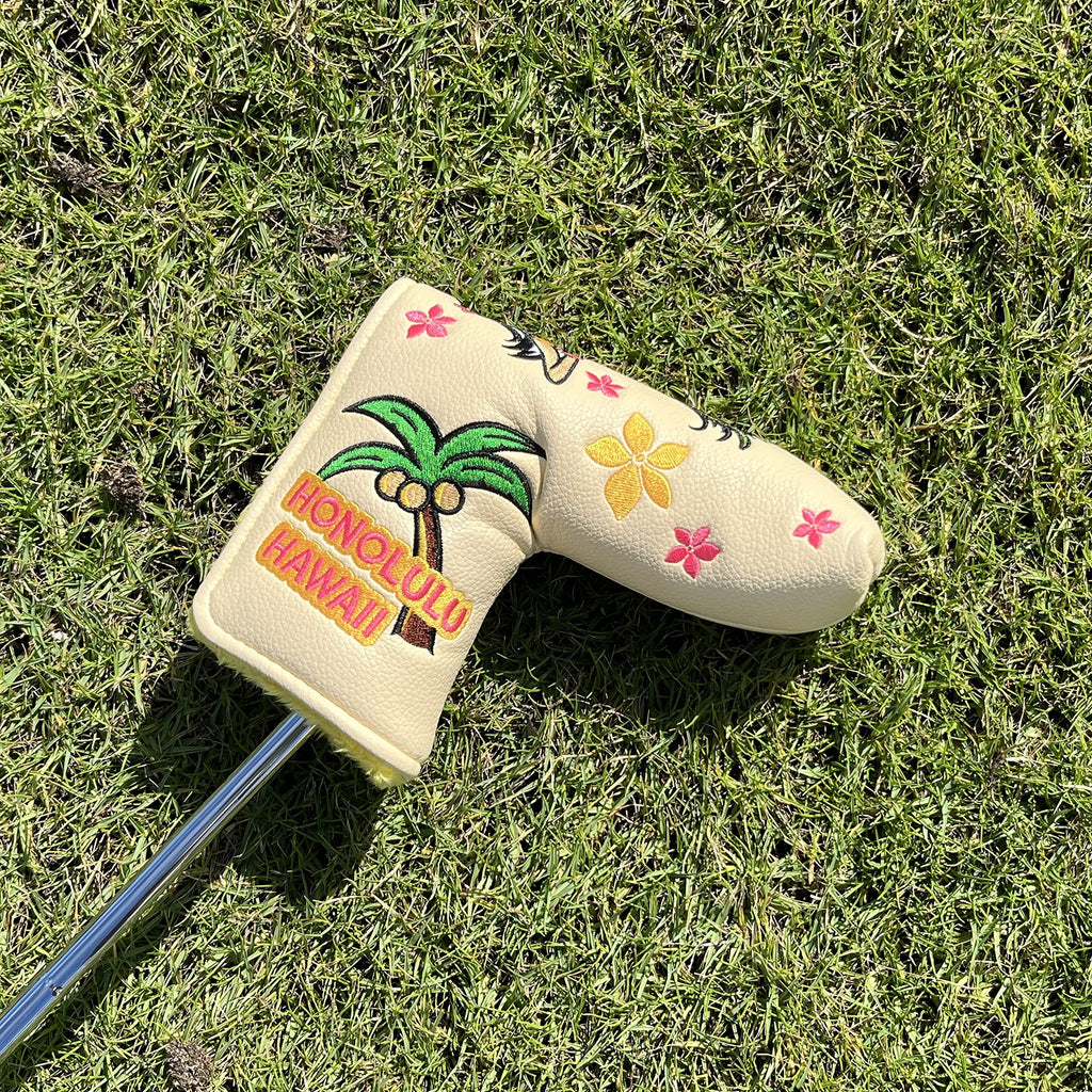Studio Crafted Honolulu Hawaii Hula Girl Golf Blade Putter Headcover Magnetic Closure