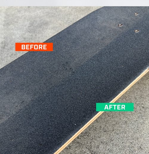 Fireball Grip Tape Cleaner for Skateboards - 2 x Skateboard Grip Gum Griptape Abrasive Cleaning Sticks - Rubber Grip Cleaner Skateboard Accessories for Boys & Girls