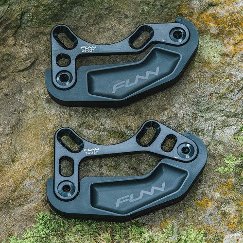 Funn Zippa Lite Bash Guard, 34-36T, ISCG05 Mount, Mountain Bike Chainring Protector