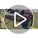 Portable Grill Table 35 Inch x 21.65 Inch with 2 Adjustable Heights - Durable Aluminum Frame, Heat-Resistant Mesh Top, Easy Carry