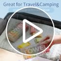 Colorful Disposable Compressed Towels - 28 Pcs Travel Washcloth Tablets