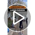 Black 4-Pack Inflatable Seat Cushions for Travel & Outdoor Use - Whispering Winds