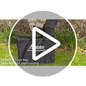 Anbte 3ft Tri-Fold Camping Table Black - Adjustable Height up to 29.5", 35" x 16"